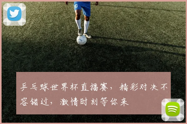 乒乓球世界杯直播赛，精彩对决不容错过，激情时刻等你来